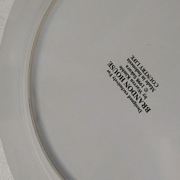 Country Life 1 Dinner Plate Brandon House Sakura Stoneware - Picture 6 of 8